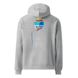 Sweatshirt L’URSSAF revisitée gris dos – look crypto – Emoney Vibe
