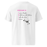 T-shirt Bénéficiaire du SMIC blanc dos – style provocateur – Emoney Vibe
