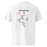 T-shirt I Love You blanc dos – style confident – Emoney Vibe

