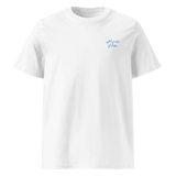 T-shirt L’URSSAF revisitée blanc face – luxe et ironie fiscale – Emoney Vibe
